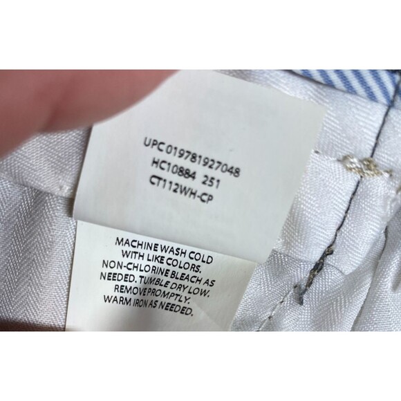 Haggar Mens Sz 38X32 Tan Classic Fit Premium No Iron Khaki Pants - Picture 9 of 12